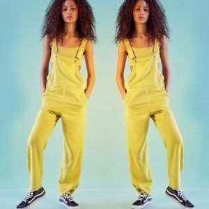 Urban Outfitters Yellow Overalls